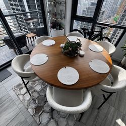 Dinning Room Set of 6, Modani