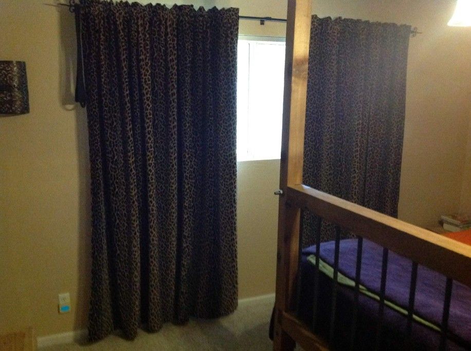 Leopard Print Drapes