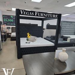 Queen Bed Frame ✅ Delivery available ✅ Financing Options Available!✔️✨️No Credit Needed✔️✨️$0 Or $50 Down Payment✨️