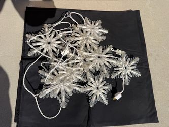 Snowflake LED String Lights