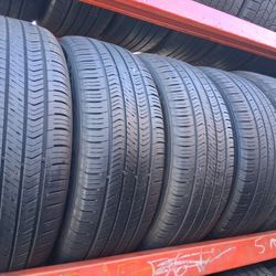 4 used Tires 215/55r18 kumho 🤑 free Installation ‼️