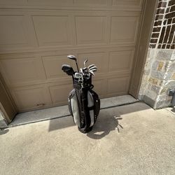 Golf bag and clubs