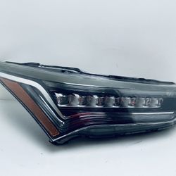 2019-2025 ACURA RDX RIGHT PASSENGER SIDE HEADLIGHT FULL LED OEM CHROME