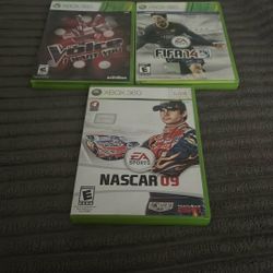 Three Xbox 360  Games Bundle 