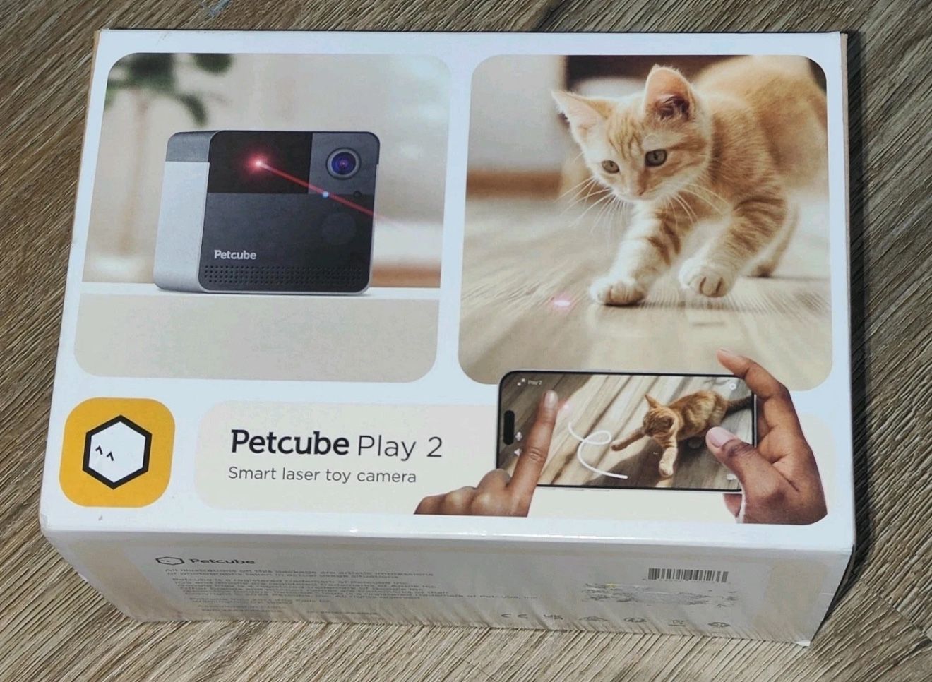New Petcube Play 2 Wi-Fi Pet Camera with Laser Toy 