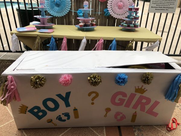 Gender Reveal Box And Decorations For Sale In Mission Tx