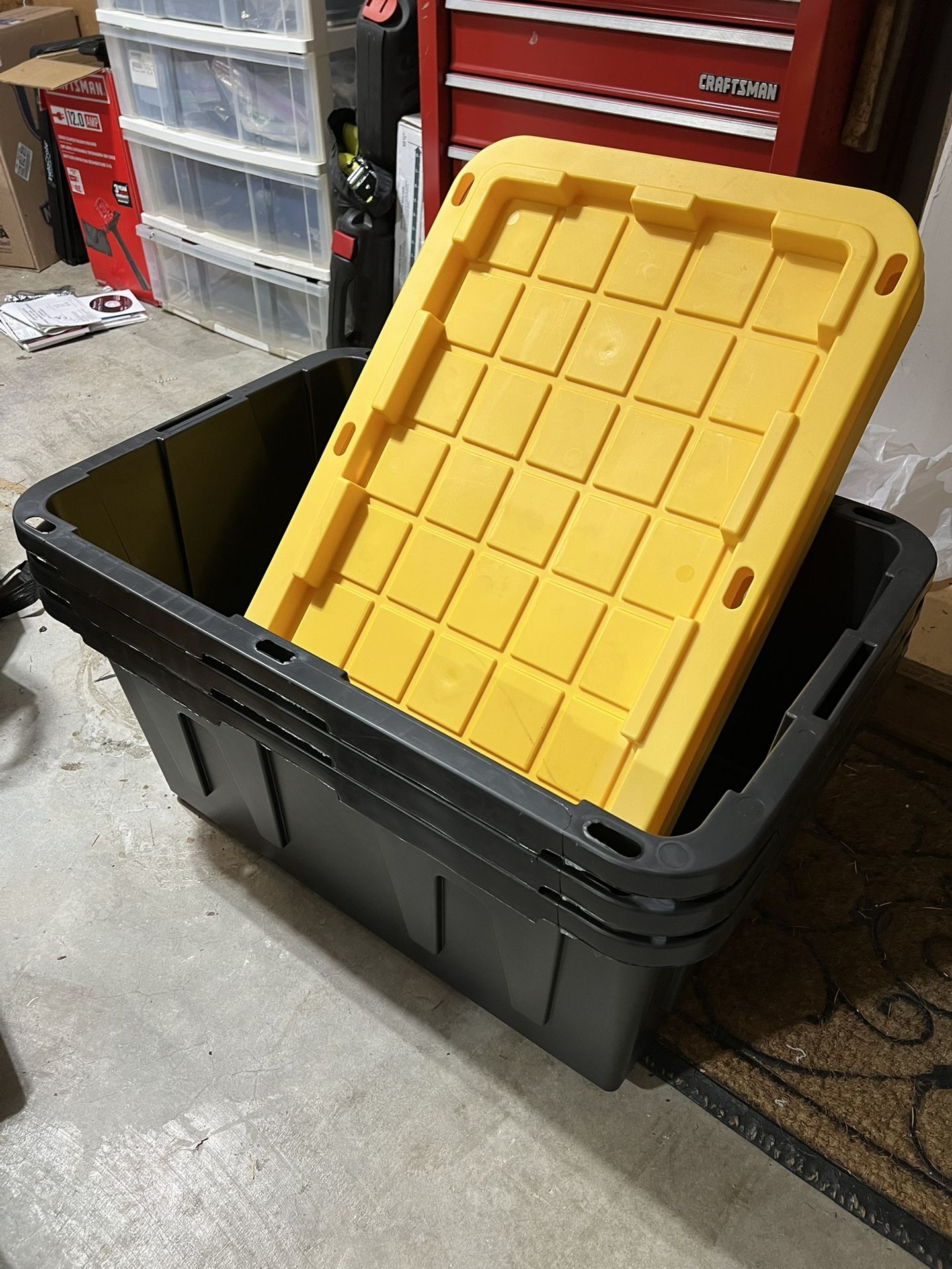 3 Storage Bins (27 Gallon)