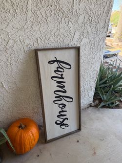 Farmhouse Wood Wall Sign