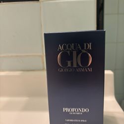 Acqua Di Gio Profondo Cologne 