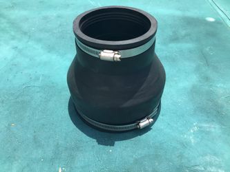 ONE MISSION RUBBER MR56 64 6"X4" FLEX-SEAL PLASTIC OR CAST IRON SEWER COUPLING