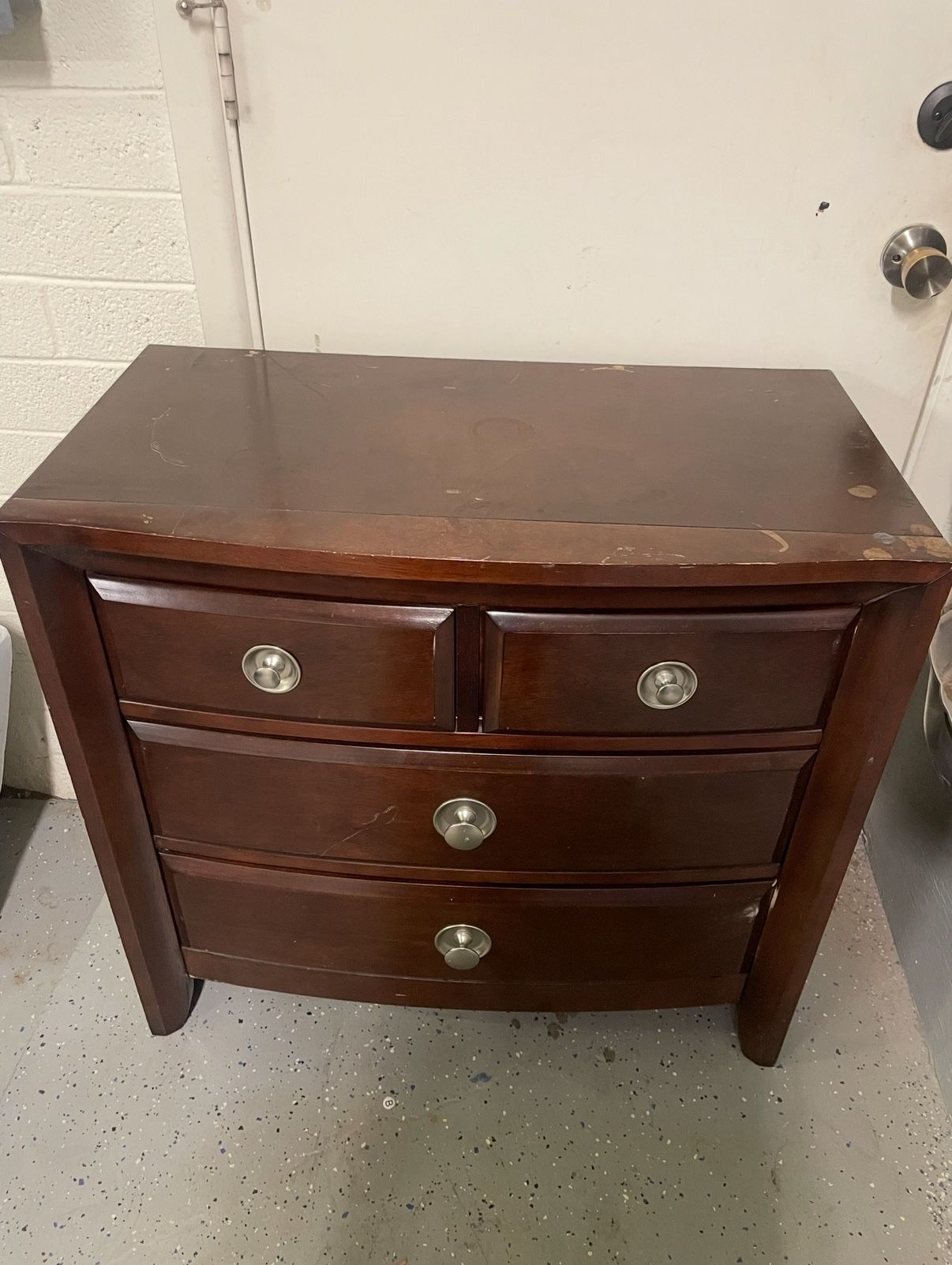 Wooden Side Dresser 4 Drawers