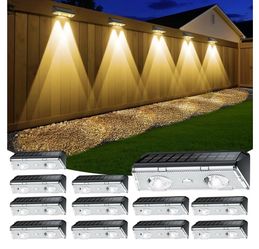 Solar Fence Lights Set of 10