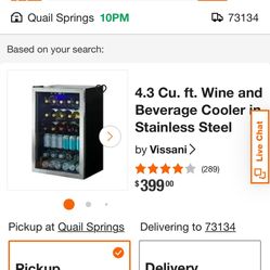 3.5 Cubit Ft Wine And Beverage Cooler