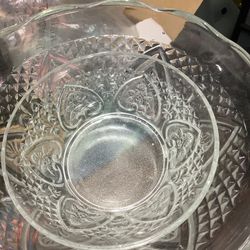 2 Crystal Punch Bowls KIG Indonesia