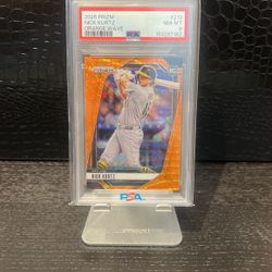 2025 Panini Prizm #213 Nick Kurtz Orange Wave 16/49 RC “Jersey Match