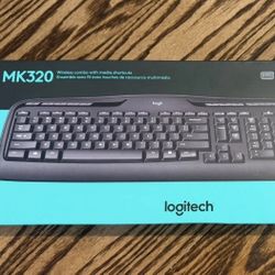 Logitech MK320 Wireless Keyboard and Mouse Combo NEW - SEALED BOX!