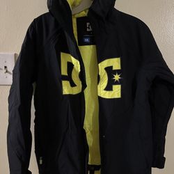 DC Hooded Snowboarding Snow Jacket Youth Size 10