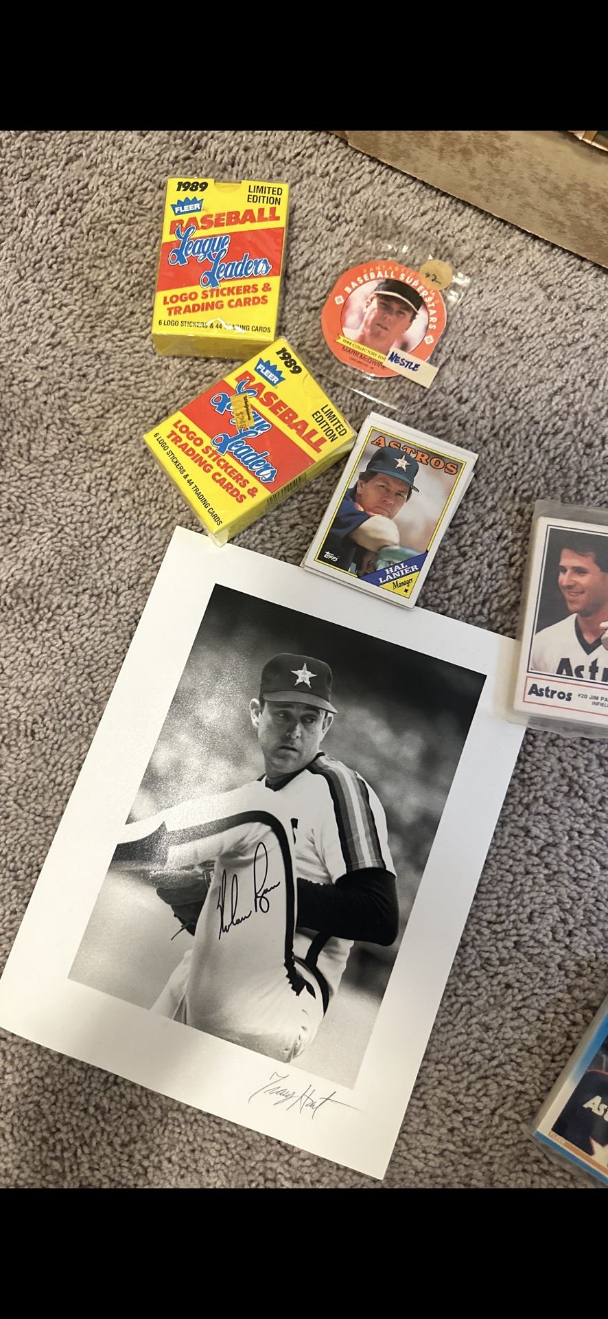 Signed Nolan Ryan Picture .. Certified Collectibles