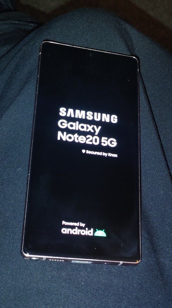 Samsung Galaxy Note 20 5g (SM-N981U) unlocked any network dual Sims and good condition 6.7 in super Alamo plus HDR 10 plus display Snapdragon 865 5G,
