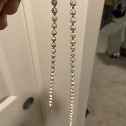 VVS White Rose Gold 6mm 20’ Chain