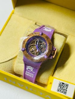 Invicta Subaqua Noma III Skeleton Mechanical Watch – Purple/Rose Gold – Model 16798