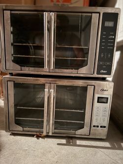 Oster French Door Air Fry Countertop Oven, Convection, Stainless Steel