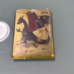 Golden Charizard V Plus The Sleeve