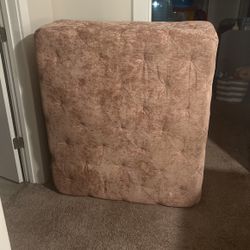 Pink ottoman 