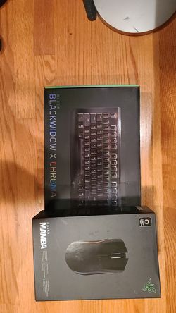 Razer blackwidow x chroma / razer mamba