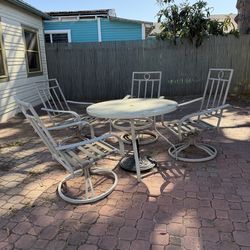 Patio table and chairs