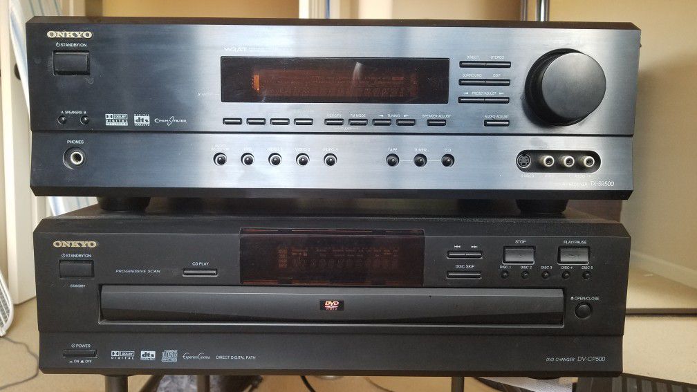 Onkyo Receiver and DVD player