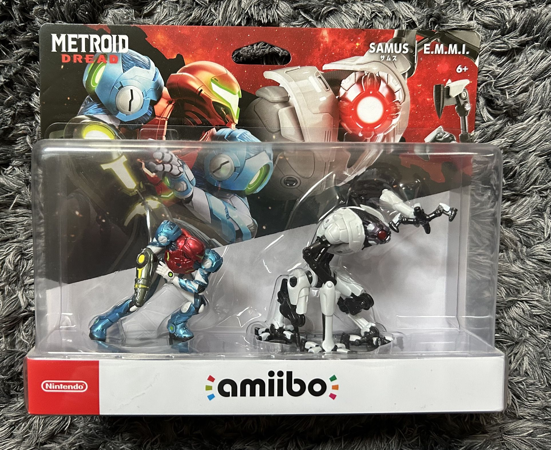 Nintendo Amiibo Metroid Dread Samus And E.M.M.I 2 Pack