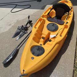 Fishing Kayak- pedal powered- Hobie Mirage Sport; 9’ long