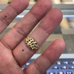 Nudget Ring 10kt Gold 0799