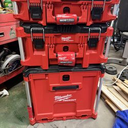 Packout Rolling Drawer Cabinet With Boxes