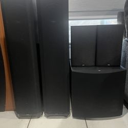 Boston Acoustics LYNNFIELD VR30 + CR7 Bookshelf Speakers & VR500 Subwoofer