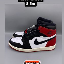 Jordan 1 High OG Black toe Reimagined Size 8.5