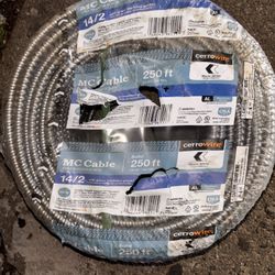 14/2 x 250 ft. Solid CU MC (Metal Clad) Armorlite Cable