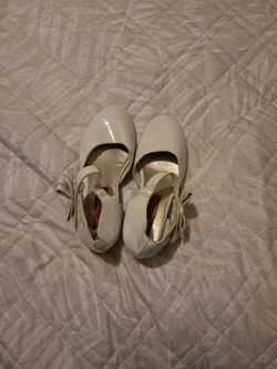 Rachel Shoes Girls White Patent Mary Janes