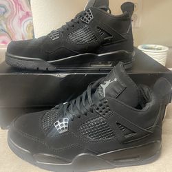 Jordans black cat retro 4