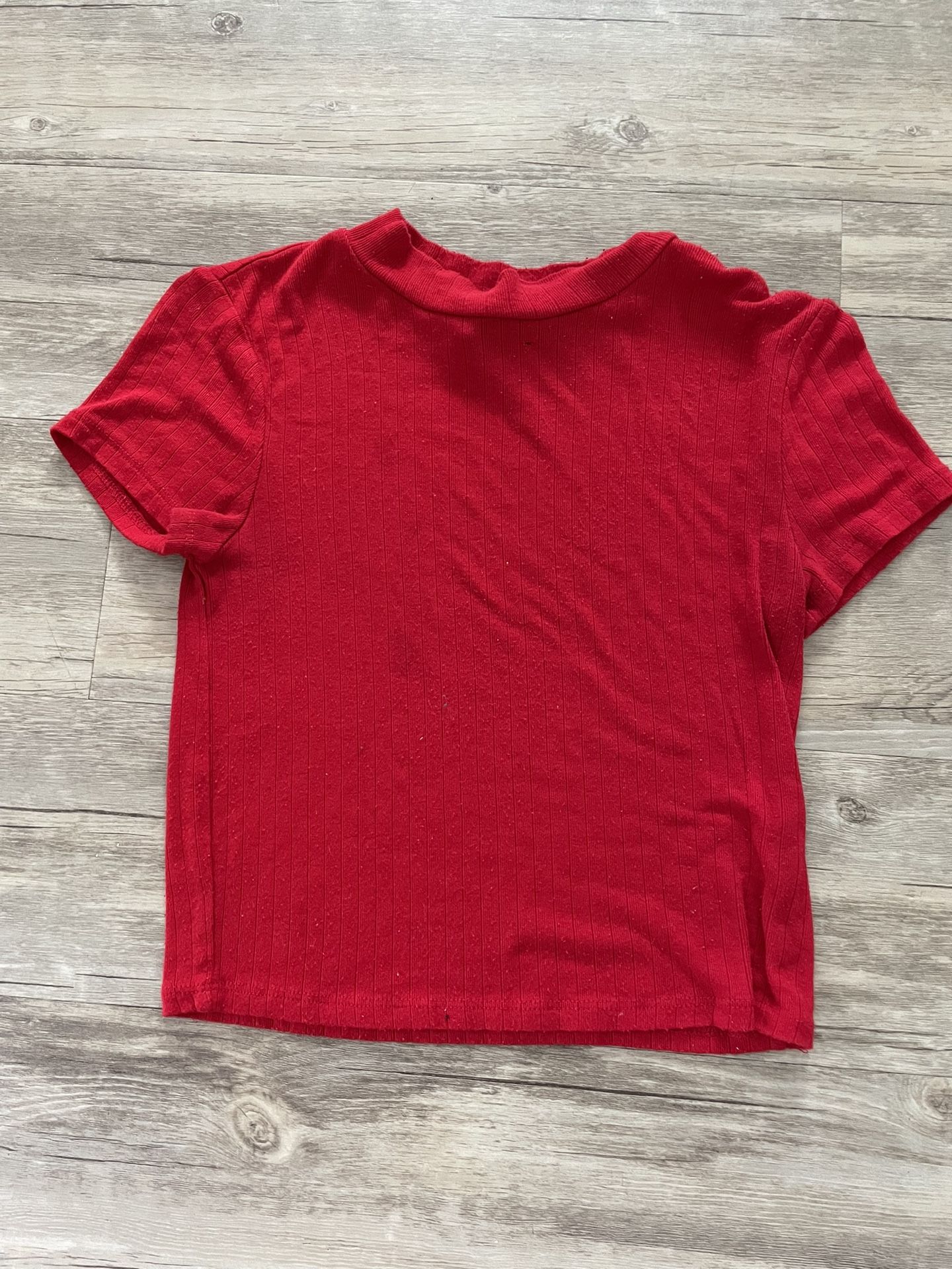 Red Crop Top