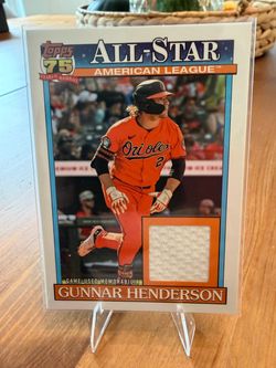 2026 Topps Series 2 - 1991 Topps All-Star Relics Gunnar Henderson #91ASR-GH