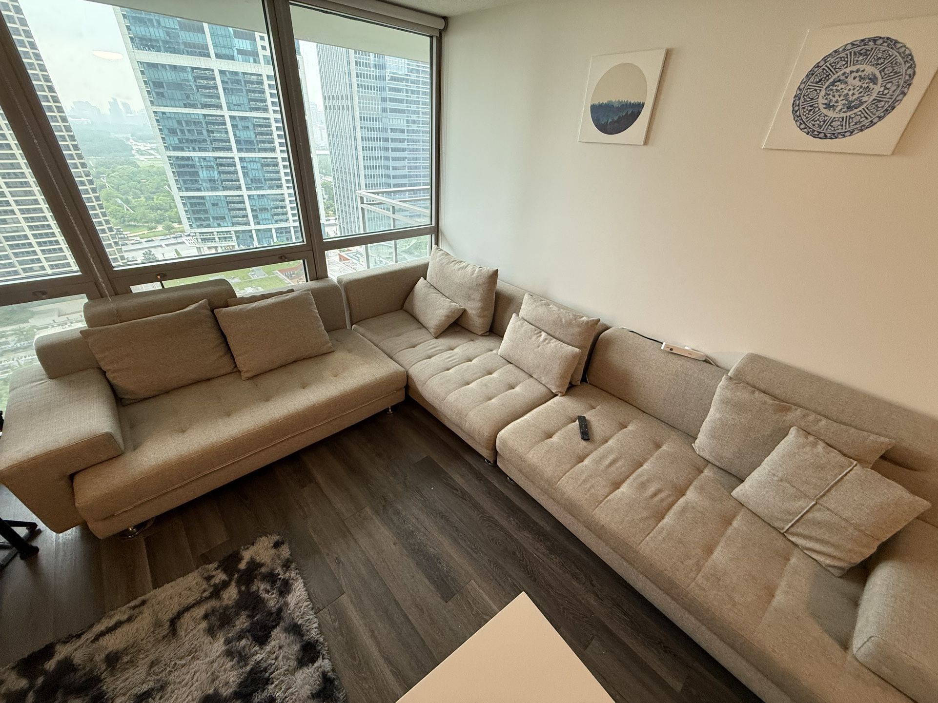 Ashley Sectional Couch : 9 Seater