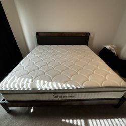 King Size Bed Frame+ Mattress 