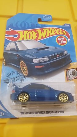 Hot wheels 98 subaru impresario 22B sti