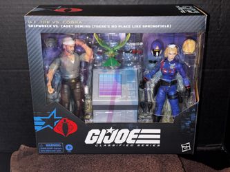 SDCC 2026 HASBRO GI JJOE CLASSIFIED SERIES SHIPWRECK VS CADET DEMING 2-PACK FIGURE