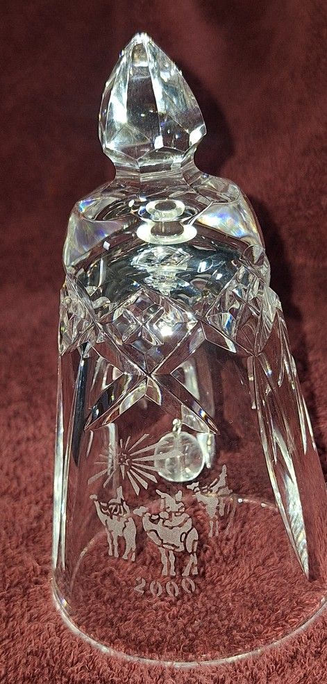 2000 Waterford Crystal Bell Songs of Christmas Bell O Holy Night C18P062