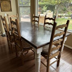 Kitchen Table With Six Chairs