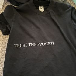 Black trust the process shirt 