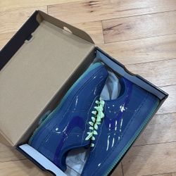 Nike Air Force 1 Blue Patent Sz 8.5, 9, 9.5, 10, 10.5, 11, 11.5, 12
